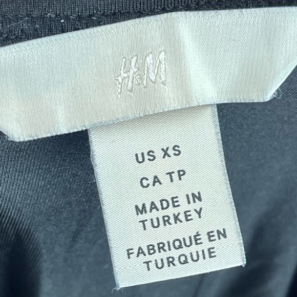 H&M black full length skirt A-line skirt size XS - Picture 4 of 6